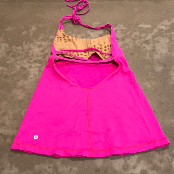 LULULEMON Wandering Yogi Halter Pow Pink - Picture 4 of 5